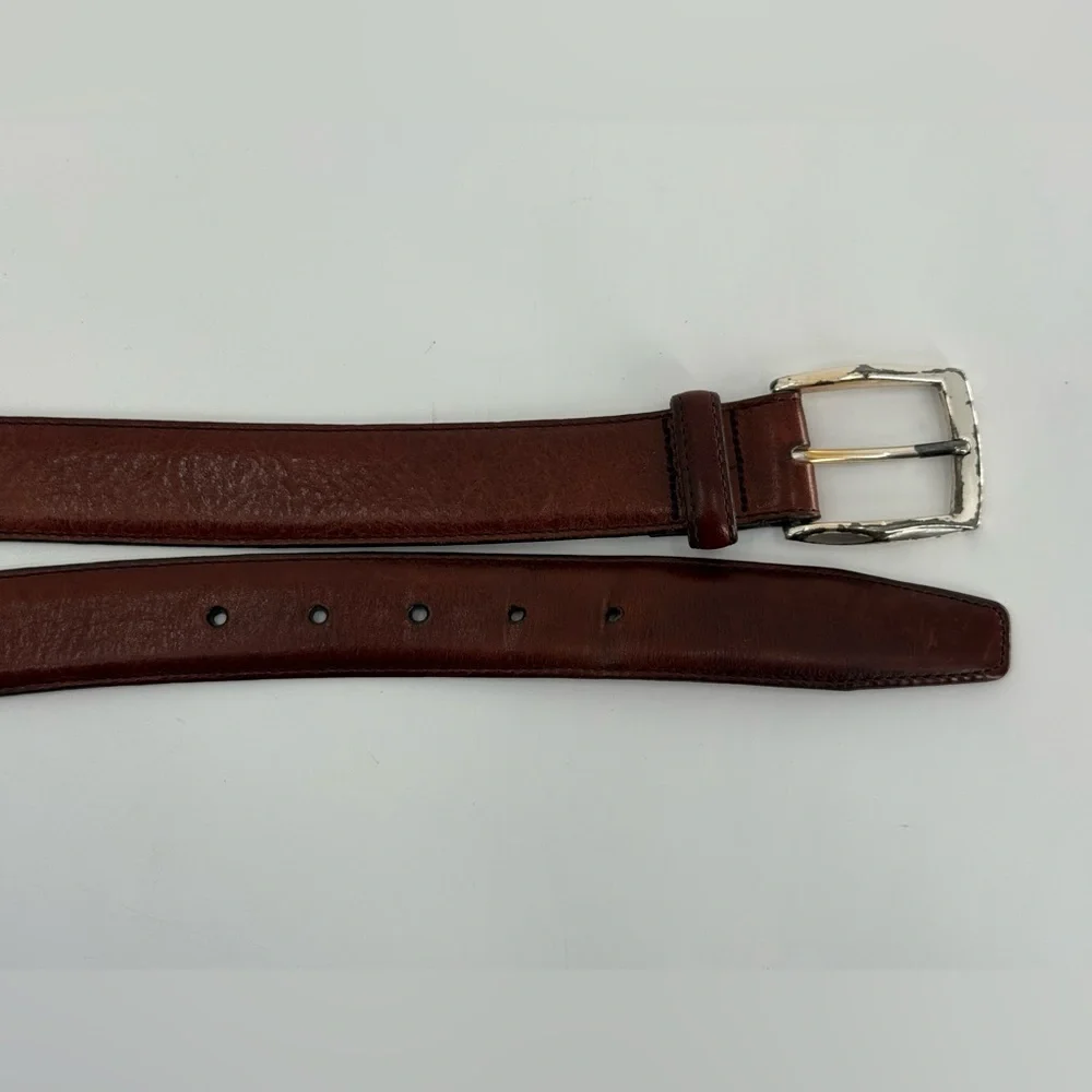 Vintage Brighton Men’s Brown Leather Belt‎ 40